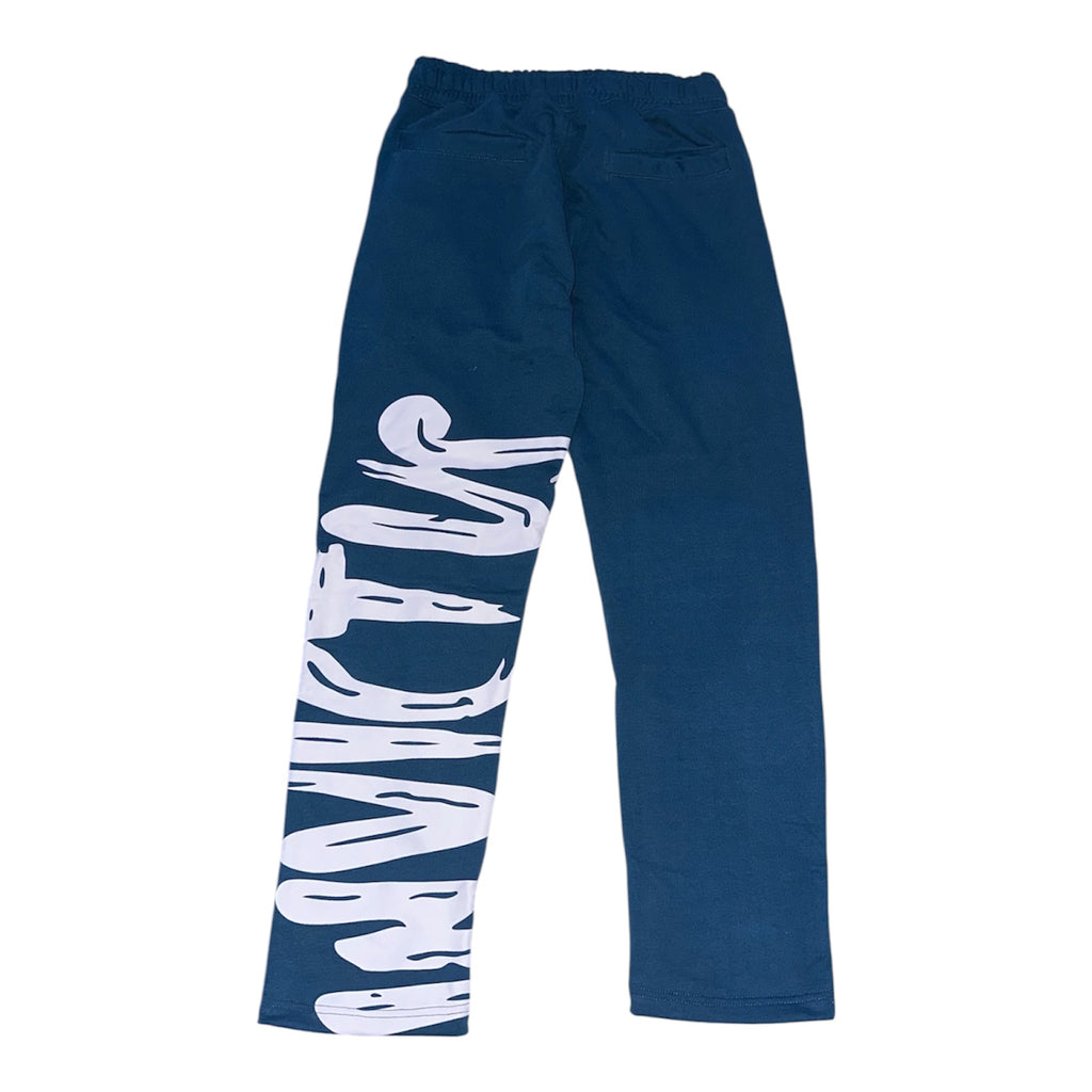 "Prosperity" Straight leg Joggers - Blue