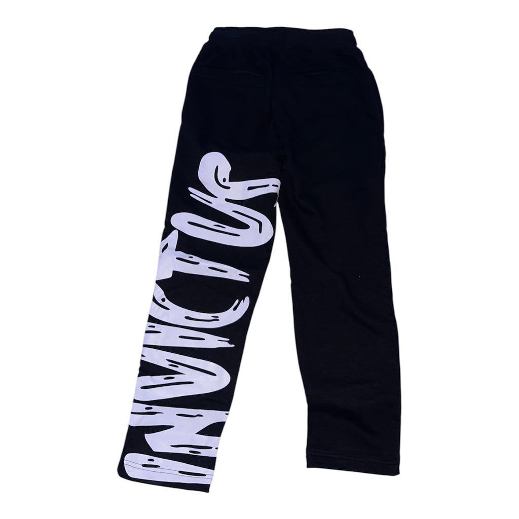 "Prosperity" Straight leg Joggers - Black